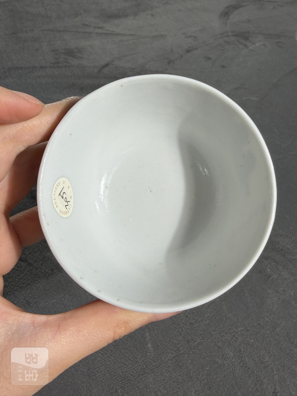 清晚期青花寒江独钓纹杯 - 图7